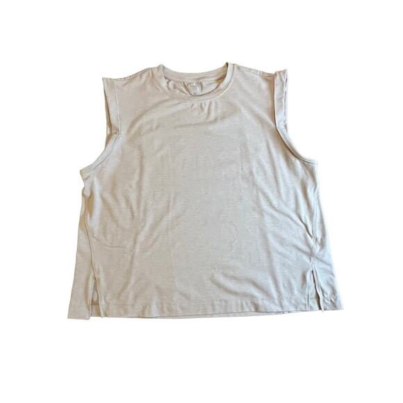 Calia by Carrie Underwood Women XXL Activewear Top Large Tank Slit Hem Crew Neck - Picture 5 of 7